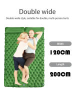 Colchón Inflable Doble Para Acampar Externo Muy Ancho Almohadilla De Descanso Ultraligera Plegable Para Viaje En Coche - details 7