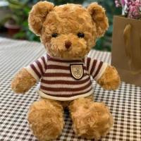 Oso De Peluche Teddy De 30cm Con Suéter Adorable Animal De Peluche Suave Regalo Perfecto Para Niños Material De Poliéster Relleno De Algodón PP - details 3
