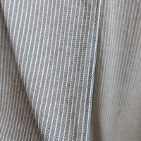 Cortina De Puerta De Estilo Japonés En Algodón Y Lino Sin Perforaciones Cortina Coreana Para Hogar Con Diseño Estripado - details 27