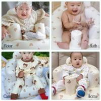 Silla Inflable Para Niños OTAUTAU Asiento Flotador De Piscina Silla De Baño Para Bebés Con Soporte De Espalda Anti Caída - details 4