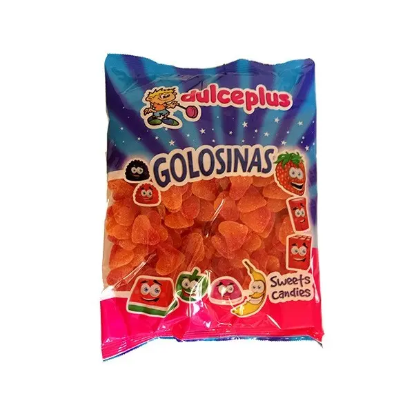 CORAZÓN MELOCOTÓN AZÚCAR GOMINOLA 1KG. DULCEPLUS - 1