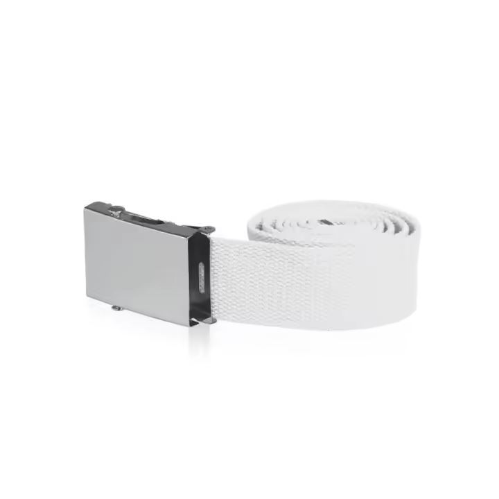 Cinturon Look Poliester Blanco - 1