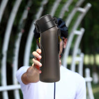 Botella Deportiva De Agua Con Sabor 650ml Con Cubos De Fragancia De Frutas Para Exteriores Camping Fitness Moda - details 4