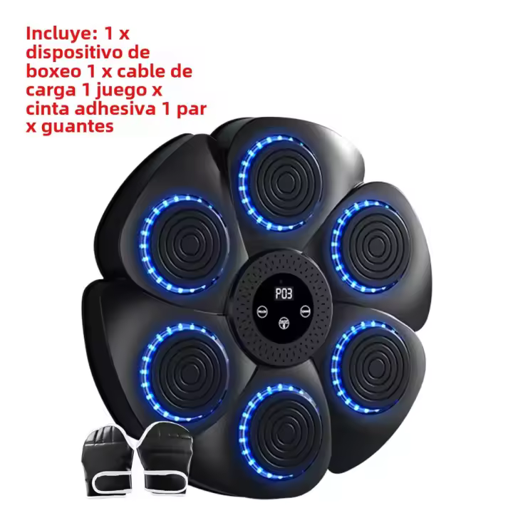 Máquina De Boxeo Inteligente With Música BT Luz RGB Adult/Niños Deporte Fitne Entrenador De Ejercicio En Casa Objetivo De Boxeo Type-C Carga IT - 1