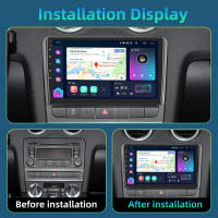 Podofo Radio de coche Android 2 Din para Volkswagen Audi A3 2008 2009 2010 2011 2012 Carplay 8+128GB AI Voice WIFI+4G DSP GPS Navegación Multimedia Reproductor de Video - details 1