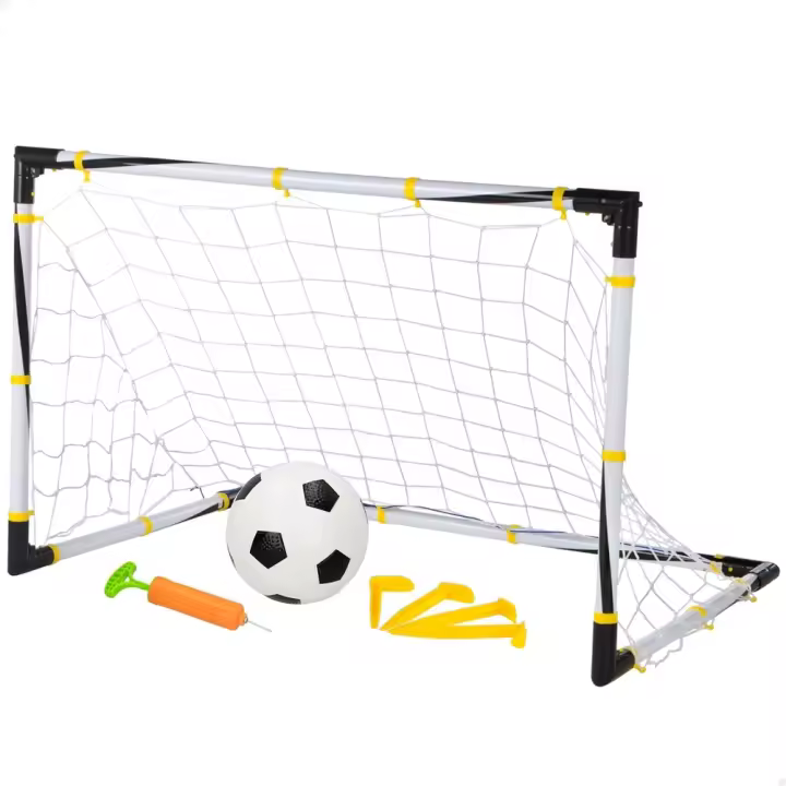 PLUSHOME Portería de Fútbol para Niños 61x29x40cm 90x59x59cm 100x70x70 Cm - 1