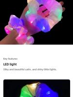 Diadema LED Luminosa Para Niñas Accesorio Creativo Para Cola De Caballo Adecuada Para Fiestas Y Cenas - details 1