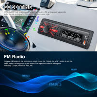 Reproductor Multimedia Para Coche 1 Din Con Bluetooth FM Radio MP3 USB Soporte De Carga De Teléfono EQ AUX Universal Para VW Honda Toyota - details 5