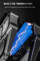 Linterna Táctica Recargable Solar LED Con Cobertura COB Zoomable Impermeable Luz Para Camping Y Recarga De Móvil - details 8