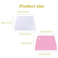 Raspadores de masa de plástico para repostería, cuchilla de masa de pan, herramienta raspadora para pizza, postres, pastes y repostería. - details 0