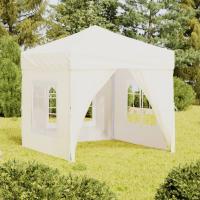vidaXL Carpa de Fiesta Plegable con Paredes Laterales Pabellón Color Azul,  Antracita,  Taupé y mas - details 4