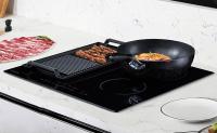 AREBOS Placa de parrilla Sartén de hierro fundido Placa grill de inducción BBQ - details 0