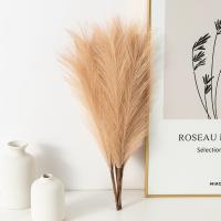 5 Pcs Pampas De Otoño Artificiales Para Decoración De Navidad Y Bodas Arreglo De Flores Para Manualidades Y Caja De Caramelo Plantas Falsas De Seda Para Exposición En Escritorio - details 0