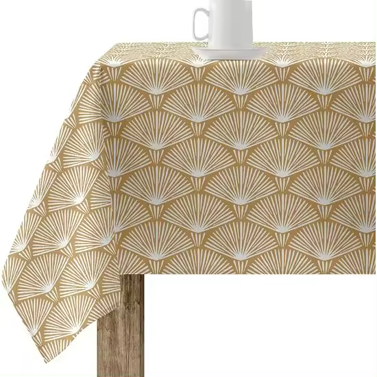 BL BELUM - Mantel Antimanchas 100% algodón resinado- Mantel NO Hule- Mantel Tacto algodón- Mantel Impermeable- Mantel Antimanchas Repelente líquidos… - Mantel Elegante Made By BL BELUM - Mantel No traspasan Líquidos Made Spain - 1
