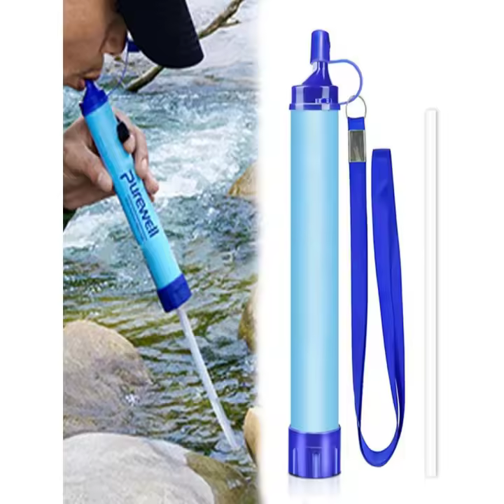 Purificador De Agua Portátil Para Exteriores Camping Senderismo Emergencias Vida Adecuado Para Ríos Lago Exterior Camping - 1