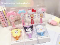 Cepillo De Masaje Portátil Sanrio Hello Kitty Kuromi Cinnamon Roll Dibujos Animados Kawaii Para Niñas Regalo Creativo - details 4