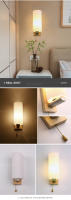 Lámpara De Pared LED De Madera Con Cables De Arranque Para Dormitorio Sala De Estar Cocina Retro Vintage E27 sinInterruptor Inteligente Fuente De Alimentación AC 220V 110V - details 2