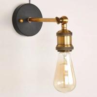 Lámpara De Pared Individual Estilo Industrial Retro Para Dormitorio Sala De Estar Estudio Pasillo Escalera E27 Sin Bombilla Incluida Metal Negro - details 14