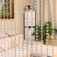 Hilo De Cuentas De Cristal Para Decoración De Ventana Y Puerta De Sala De Estar Y Dormitorio Colores Variados Accesorios Para El Hogar - details 1