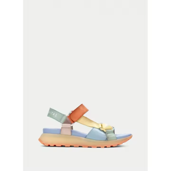 Sandalias planas de Mujer HISPANITAS CHV253896 EU SANDALIA MAUI EUCALIPTO-NUDE-BANANA-CORA 35334 25V - 1