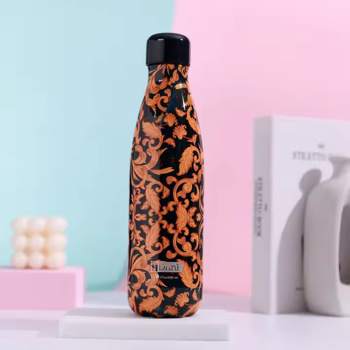 BOTELLA TERMICA I-DRINK BARROCA GRAPHICS BAROQUE 500 ML SIN BPA I-TOTAL - 1