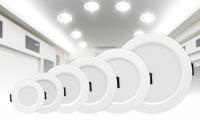 Lámpara De Techo Recargada LED 10pcs/lot 3W-22W 220V Luz Baja Redonda Panel LED Spot Iluminación Para Foyer Material De Aluminio - details 0