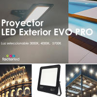 Foco Proyector LED - EVO PRO - Chip Lumileds - 50W -100W - 200W - Luz Seleccionable 3000K - 4000K - 5700K - details 0