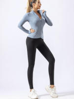 Ropa De Yoga Para Mujer Secado Rápido Alta Calidad Para Otoño E Invierno Deporte De Gimnasio Running Mañana Top Profesional - details 6