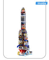 ToylinX 1099PCS Bloques De Construcción Espacial Exploración Rocket Juguete Coleccionable Para Adultos Regalos Festivos Navidad Halloween Pascua - details 5