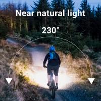Linterna Frontal Recargable USB Impermeable Con Batería Integrada COB+LED Para Camping Pesca Y Trabajo Luz De Mano Exterior - details 25