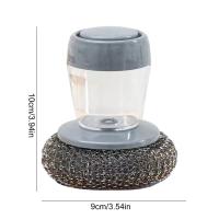 Kit De Limpieza Para Cocina Con Cepillo De Acero Para Eliminar Oxydación En Sartenes Y Ollas Cepillo De Escarabajo De Plástico Para Metal Herramienta De Limpieza Para Cocina - details 12