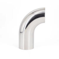 Tubo De Escape Para Coche Acero Inoxidable 304 Muffler Pieza De Automóvil 90 Grados Bajo Sanitario Tubo Elbowed De 51mm Y 63mm - details 0