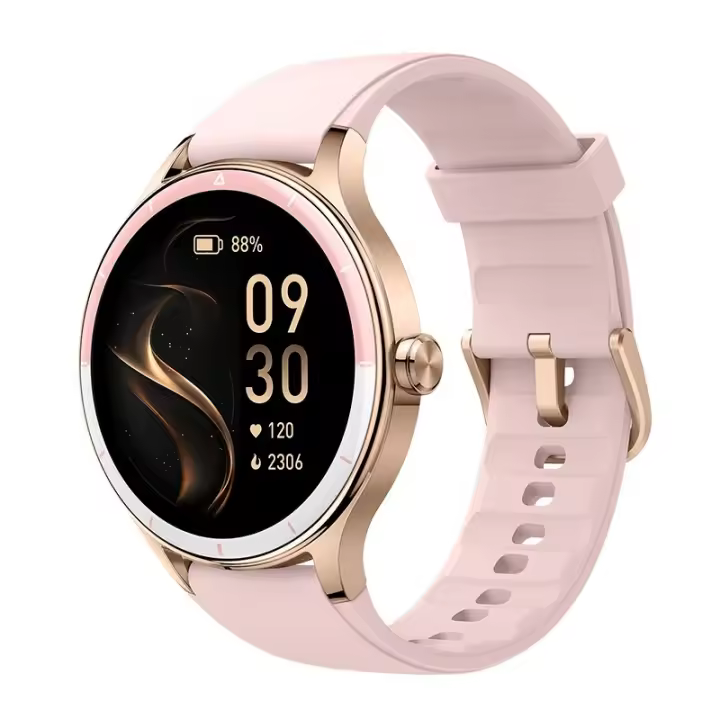 Reloj inteligente para Mujer, compatible con teléfonos Android e iOS, con función de responder y hacer Llamadas, monitor de actividad Física, monitor de paccio cardíaco y sueño, 100 Actividades, resistente al Agua IP68. - 1