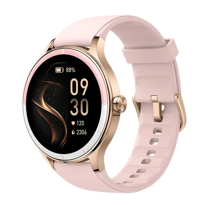 Reloj inteligente para Mujer, compatible con teléfonos Android e iOS, con función de responder y hacer Llamadas, monitor de actividad Física, monitor de paccio cardíaco y sueño, 100 Actividades, resistente al Agua IP68. - 1