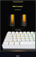 Teclado Mecánico Irok Nd63 Con Interruptores Magnéticos Y Cable 66 Teclas RGB Teclado De Juego Personalizable Con Hot-swapping Para Gamer - details 7