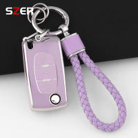 Funda De Llave De Coche TPU Para Peugeot Partner Expert Citroen Berlingo Dispatch Accesorios De Llavero VA2 HU83/CE0523 CE0536 - details 3