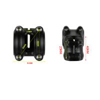 UNO Bike Stem Para Bicicleta MTB Y Carretera 7/17 Grados Diámetro De Tubería De Cabeza 28.6mm Y De Manillar 31.8mm Piezas De Bicicleta 60-130MM - details 1