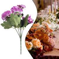 10 Cabezas De Margarita Artificial 26cm Bouquet Para Boda Fiesta Hogar Rama De Flores Artificiales Material COTON - details 33