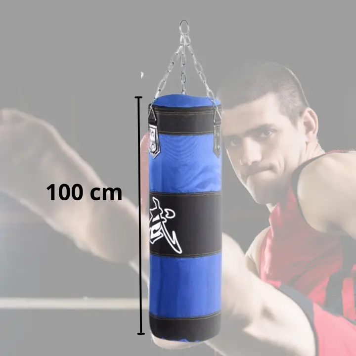 IKLOB® store : Saco de Boxeo  sin relleno distintas medidas (150,120,100,80 cm)  , saco Muay Thai, saco Taekwondo, Saco Kick boxing, saco MMA , saco Karate, saco artes marciales . Resistente y reforzado ideal para adulto y niños. - 1