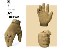 Guantes Tácticos De Camuflaje Para Hombres Con Dedos Completos Toque De Pantalla Adecuados Para Airsoft Ciclismo Paintball Pesca Y Caza - details 23