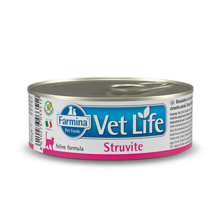 Farmina Vet Life Struvite Latas para Gatos (12 unidades x 85 gr) - Alimento Húmedo para Gatos - 1