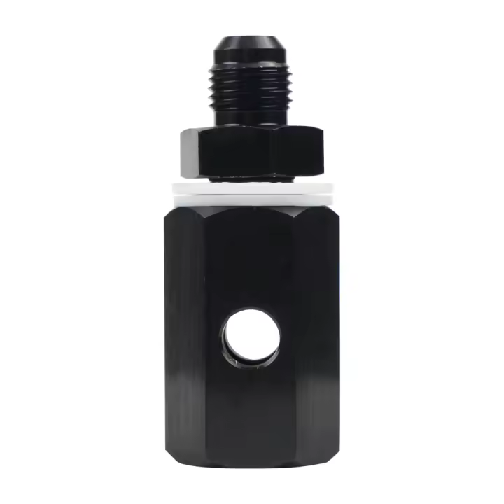 Válvula De Desbordamiento De Combustible Con Adaptador De Tubo Freno De Aluminio Anodizado Para Tanque De Combustible 6AN 8AN 10AN Macho Flare - 1