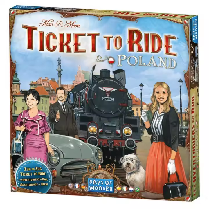 Asmodee - ¡Aventureros al Tren! Polonia - 1
