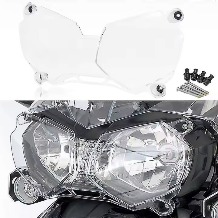 New Motorcycle Acrylic Headlight Protector Light Cover Protective Guard Fit For Tiger 800 1200 Xcx Xrx Explorer 1215 - 1