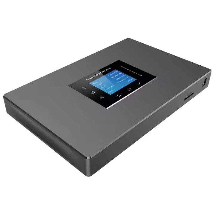Central Telefónica IP PBX Grandstream Networks  UCM6302 - Fácil de instalar y mantener - Gestiona hasta 150 llamadas simultáneas - 100 con cifrado - 1000 usuarios - Videoconferencias Full HD de 1080p - Unifica comunicaciones empresariales - 1