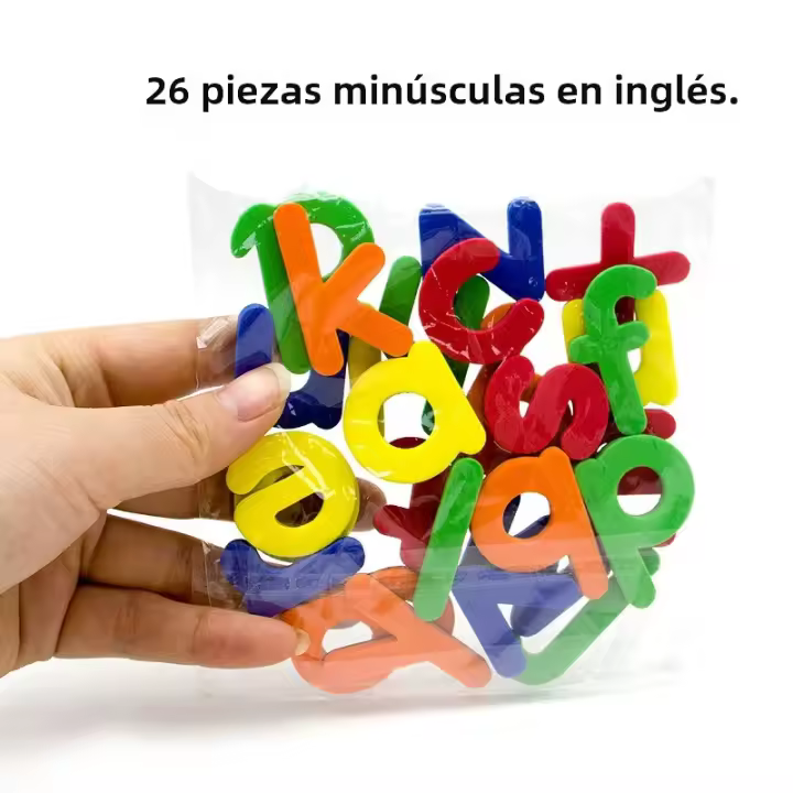 Pegatinas Magnéticas De Letras Y Números En Láminas Para Refrigerador Juguete Educativo Para Niños Regalo De Navidad - 1