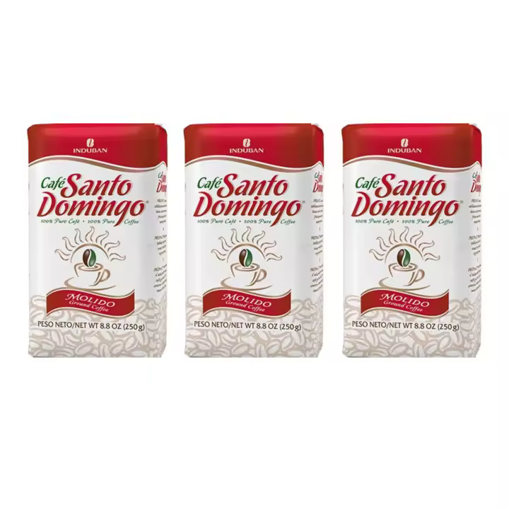 3 PAQUETE DE INDUBAN MOLIDO GROUND COFFEE SANTO DOMINGO  226 G.DE República Dominicana - 1