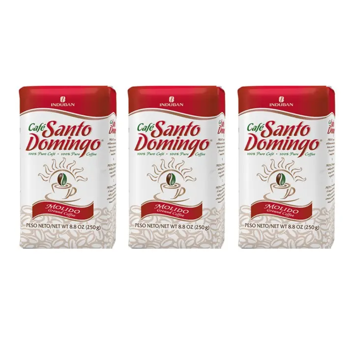 3 PAQUETE DE INDUBAN MOLIDO GROUND COFFEE SANTO DOMINGO  226 G.DE República Dominicana - 1