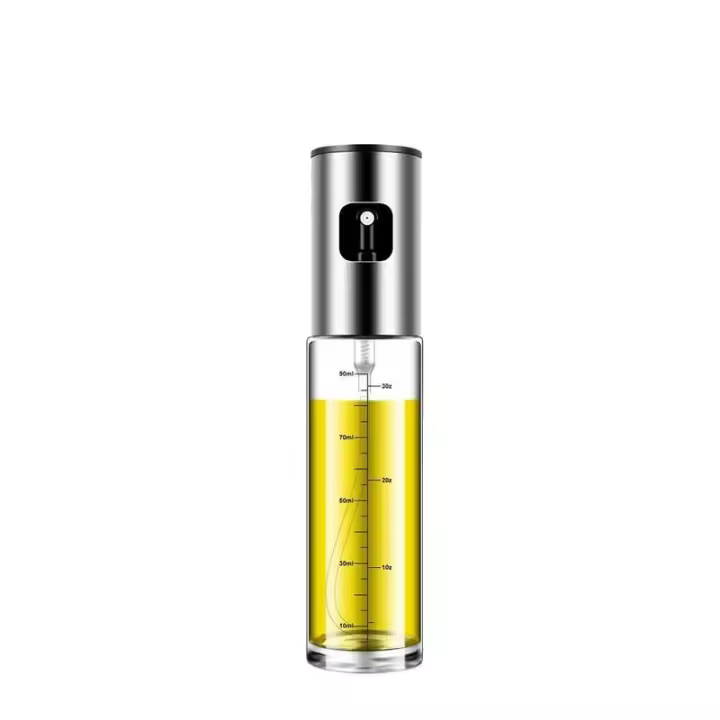 ELIRIVAWET Pulverizador Aceite, 100ml Spray Aceite Cocina Dispensador de Aceite de Oliva para Cocinar, Ensalada, Hornear Pan, BBQ, con Cepillo de Aceite, Embudo y Pincel - 1