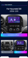 Junsun Radio Coche para Hyundai I30 2006 2007 2008 2009 2010 2011 Inalámbrico CarPlay Android Auto AI Voice 2 din Pantalla Coche Android Auto Multimedia Navegación GPS Auto radio - details 3